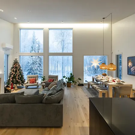 Villa Lumossa - Lakeside Luxury With Unique Privacy Rovaniemi